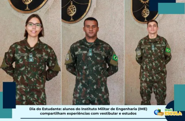 Capa da notícia: Dia do Estudante: alunos do Instituto Militar de Engenharia (IME) compartilham trajetórias