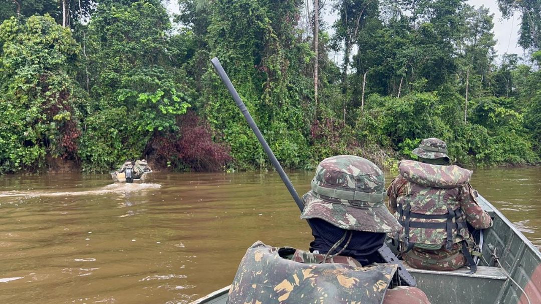 Capa da notícia: Operação Catrimani II intensifica combate ao garimpo ilegal na Terra Yanomami