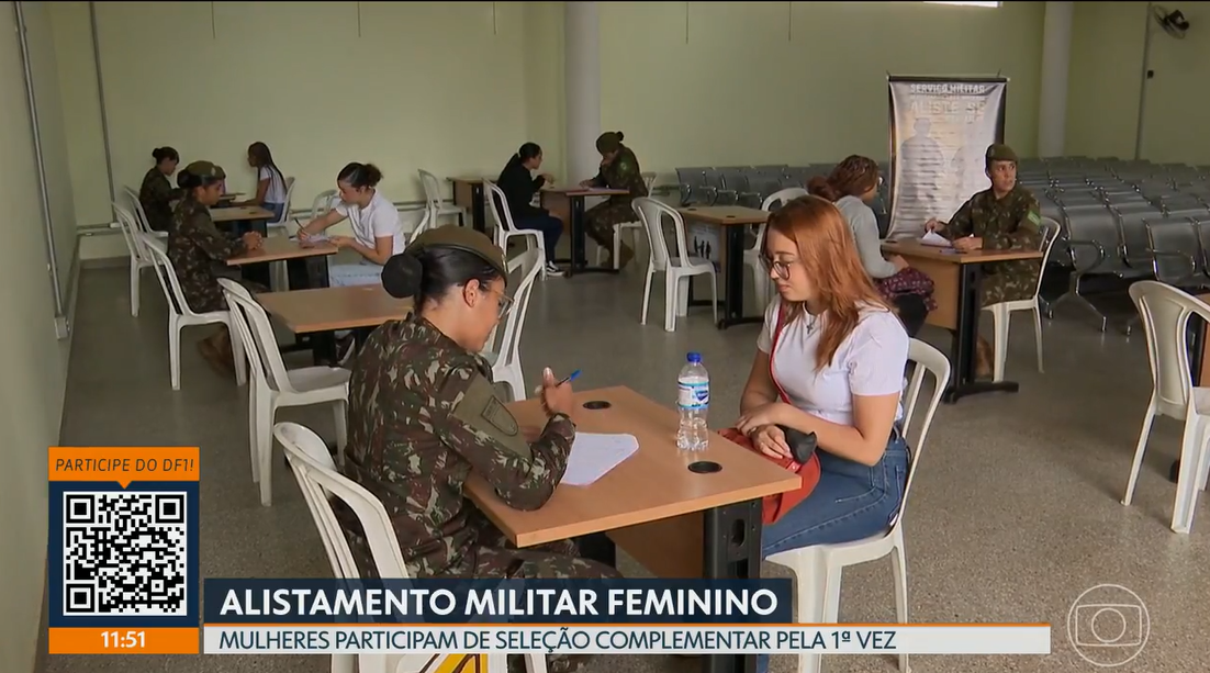 Capa da notícia: Alistamento Militar Feminino - Mulheres participam da Seleção Complementar pela 1ª vez