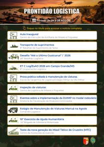 Informe Semanal - Prontidão Logística - 24 a 28 AGO 26
