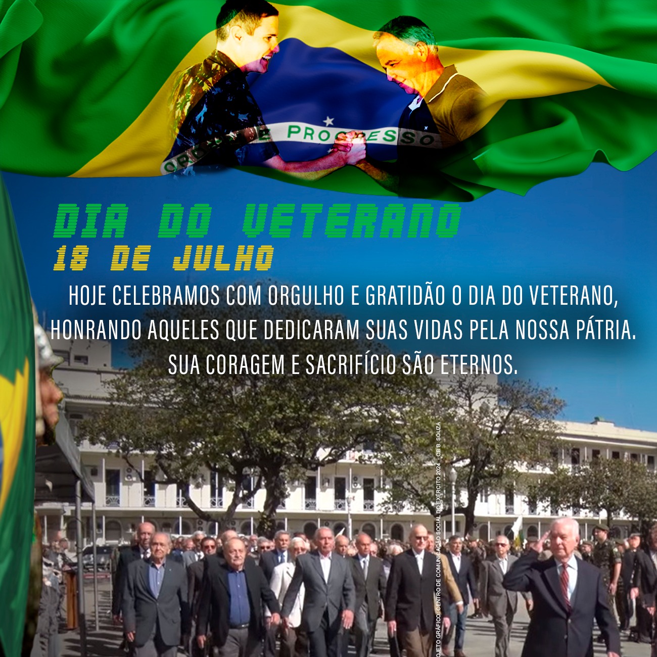 Capa da matéria Parabéns Veterano!