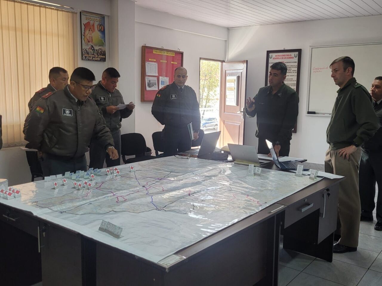 Militar brasileiro em estudo no Exército Boliviano