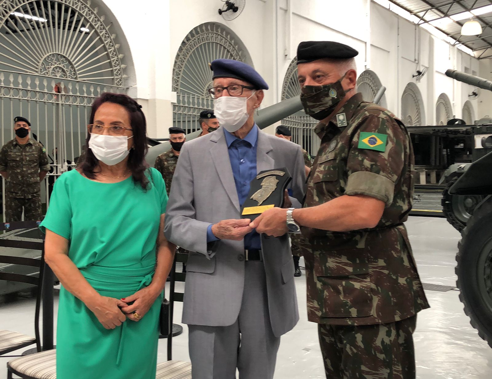 Celebração do centenário do Cap Elmo Diniz no Comando Militar do Sul em 2022